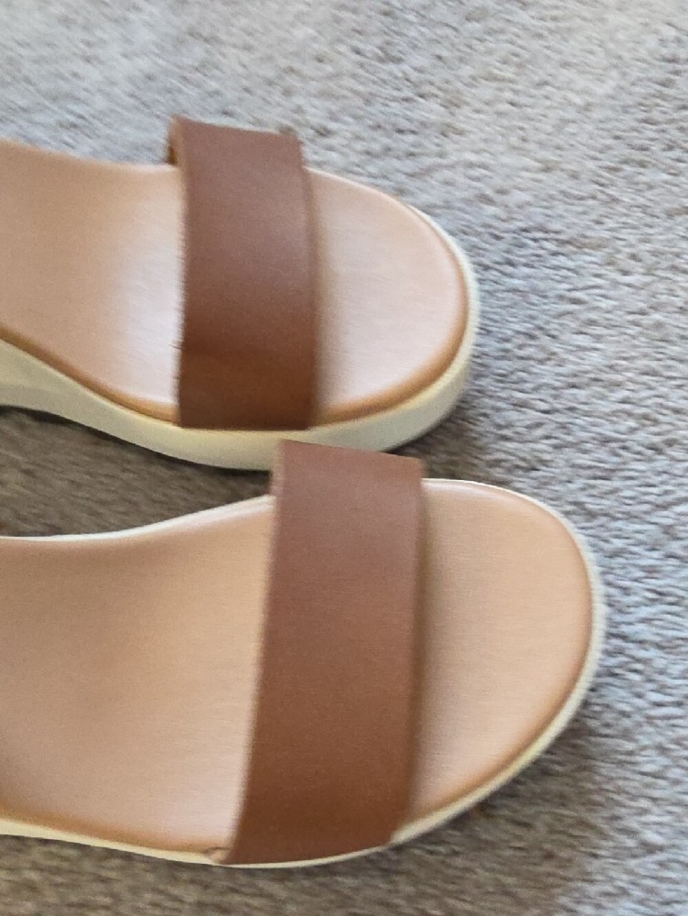 Brand New. Sorel Brown Platform Wedge Sandals with Ankle Strap Size 6.5 Women - Picture 9 of 9